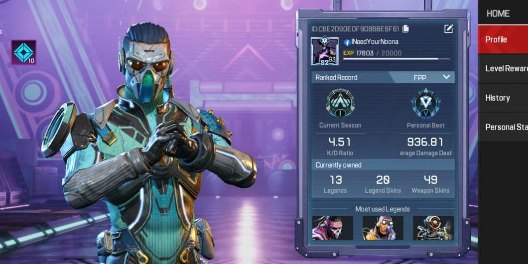 Apex legends - Top Predator Account / 65 Million Apex Coins / All Heirlooms (Xbox One/X/S)