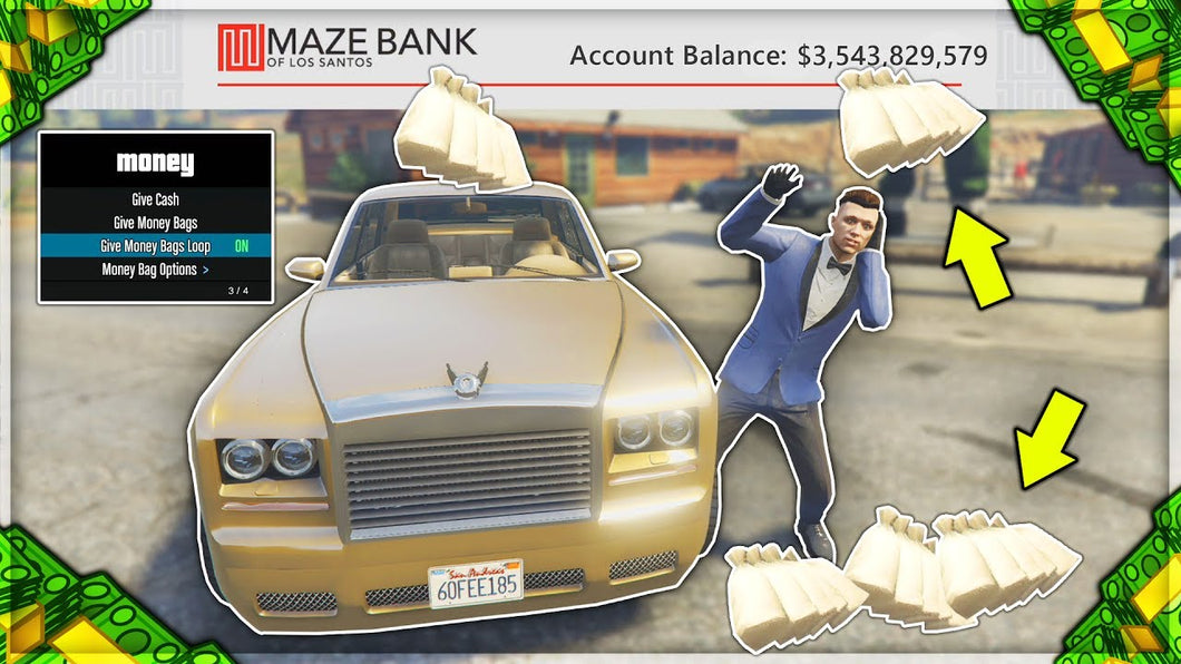 GTA 5 Online Modded Account Level 2500  Advanced Account Pro