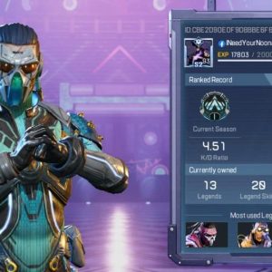 Apex legends - Top Predator Account / 65 Million Apex Coins / All Heirlooms (PS4/PS5)