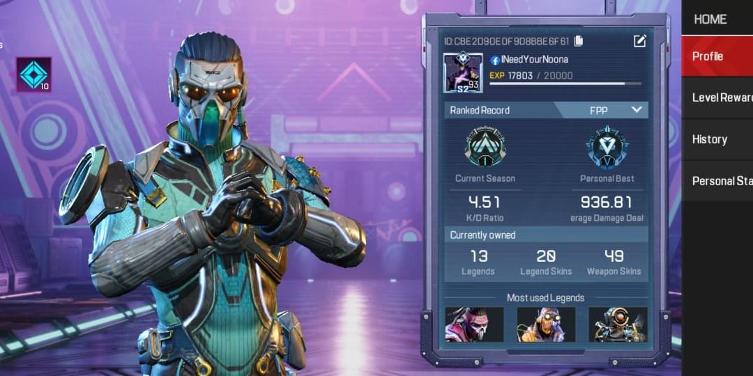 Apex legends - Top Predator Account / 65 Million Apex Coins / All Heirlooms (PS4/PS5)