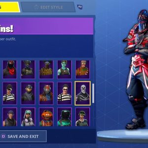 Fortnite Account for Sale / 1639 Skins / Black Knight / Legendary Skins / 400000 Vbucks