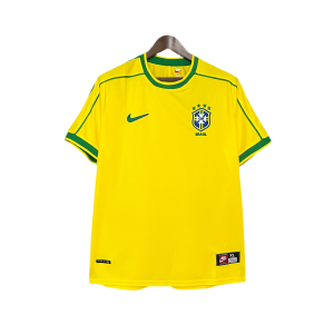 Brazil 1998 I Home Jersey - Retro Version
