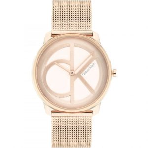 Calvin Klein Rose Gold Milanese Strap Unisex Watch 25200035