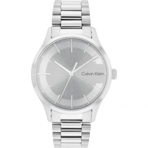 Calvin Klein Silver Dial Stainless Steel Strap Unisex Watch 25200036