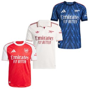 Arsenal Home, Away and Third Kit 3 Fan Jersey Shirt 2025/26