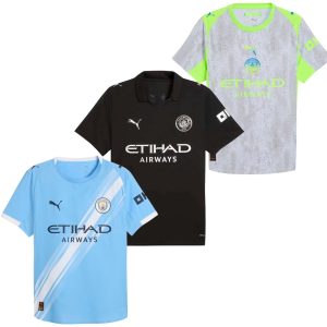 Manchester City Home, Away and Third Kit 3 Fan Jersey Shirt 2025/26