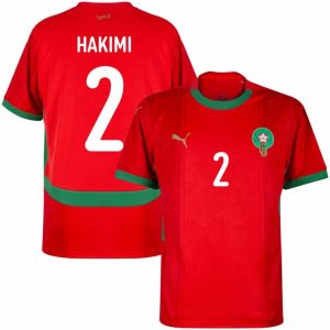 Marocco Home Hakimi 2 Authentic Player Shirt 2026 World Cup