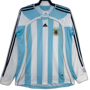 Argentina 06/07 I Home Jersey - Long Sleeve Retro Version