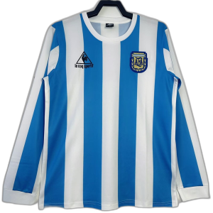 Argentina 1986 I Home Jersey - Long Sleeve Retro Version