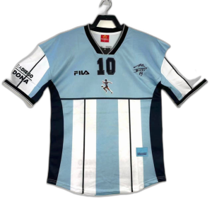 Argentina 2001 Maradona Commemorative Edition Jersey - Retro Version