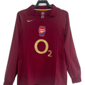 Arsenal 05/06 I Home Jersey - Long Sleeve Retro Version