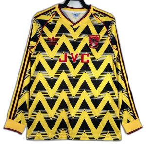 Arsenal 91/93 II Away Jersey - Long Sleeve Retro Version
