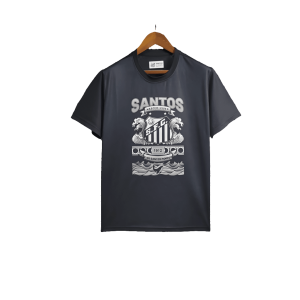 Santos 25/26 Casual Edition Jersey - Black - Fan Version