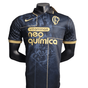 Corinthians 23/24 Polo Edition Jersey - Black - Fan Version
