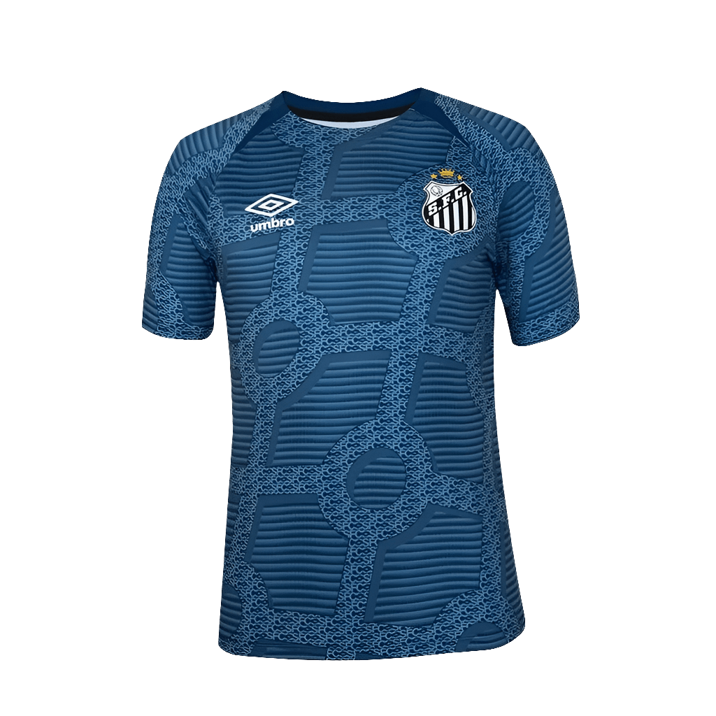 Santos 24/25 Pre-Match Jersey - Blue - Fan Version