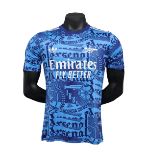 Arsenal 25/26 Pre-Match Jersey - Blue - Player Version