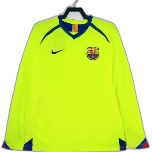 Barcelona 05/06 II Away Jersey - Long Sleeve Retro Version