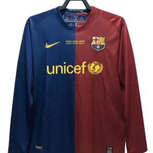 Barcelona 08/09 I Home Jersey - Long Sleeve Retro Version