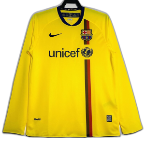 Barcelona 08/09 II Away Jersey - Long Sleeve Retro Version