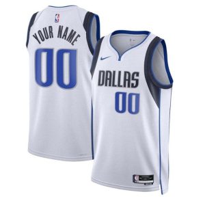 Dallas Mavericks Unisex 2023 White NBA Jersey - Association Edition