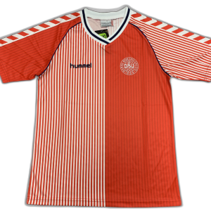 Denmark 1986 I Home Jersey - Retro Version