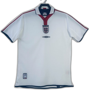 England 2004 I Home Jersey - Retro Version