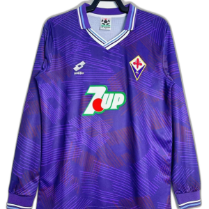 Fiorentina 92/93 I Home Jersey - Long Sleeve Retro Version