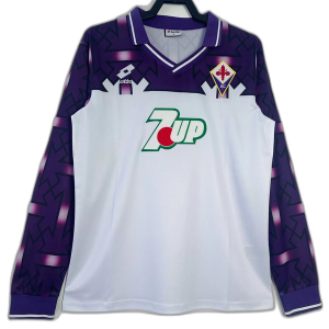 Fiorentina 92/93 II Away Jersey - Long Sleeve Retro Version