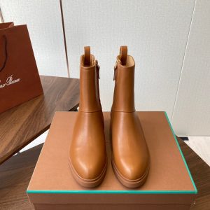 LP latest short boots  brown calfskin 388108