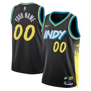 Indiana Pacers Unisex 23/24 NBA Jersey - Black - City Edition