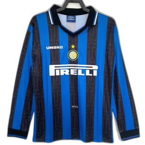 Inter Milan 97/98 I Home Jersey - Long Sleeve Retro Version