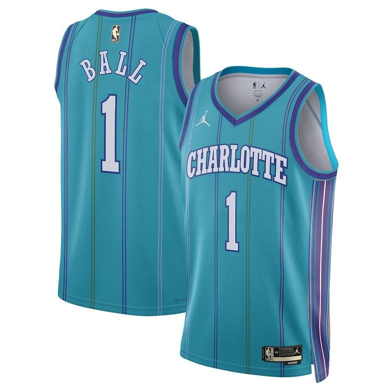 LaMelo Ball Charlotte Hornets Jordan Brand Unisex 23/24 NBA Jersey - Classic Edition - Teal