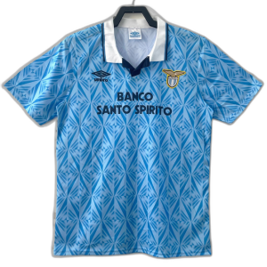 Lazio 1991 I Home Jersey - Retro Version
