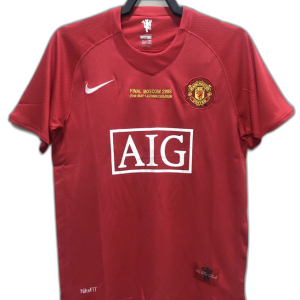 Manchester United 07/08 I Home Jersey - Retro Version