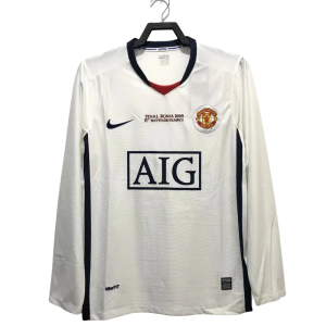 Manchester United 08/09 II Away Jersey - Long Sleeve Retro Version