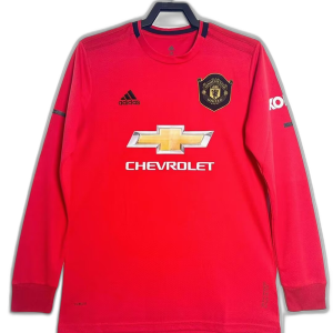 Manchester United 19/20 I Home Jersey - Long Sleeve Retro Version