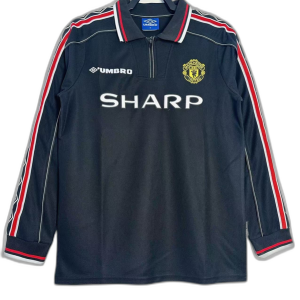 Manchester United 1998 Goalkeeper Black Jersey - Retro Version