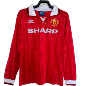 Manchester United 92/94 I Home Jersey - Long Sleeve Retro Version