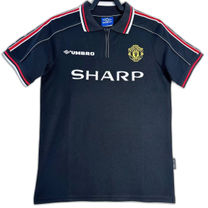 Manchester United 98/99 Black Jersey - Retro Version
