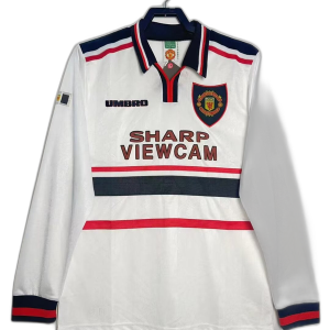 Manchester United 98/99 II Away Jersey - Long Sleeve Retro Version
