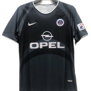 Paris Saint-Germain (PSG) 2001 Black Jersey - Retro Version