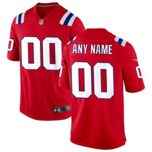 Patriots - Alternate Custom NFL Jersey - Red