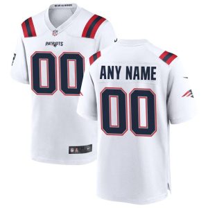 Patriots - Custom NFL Game Jersey - White