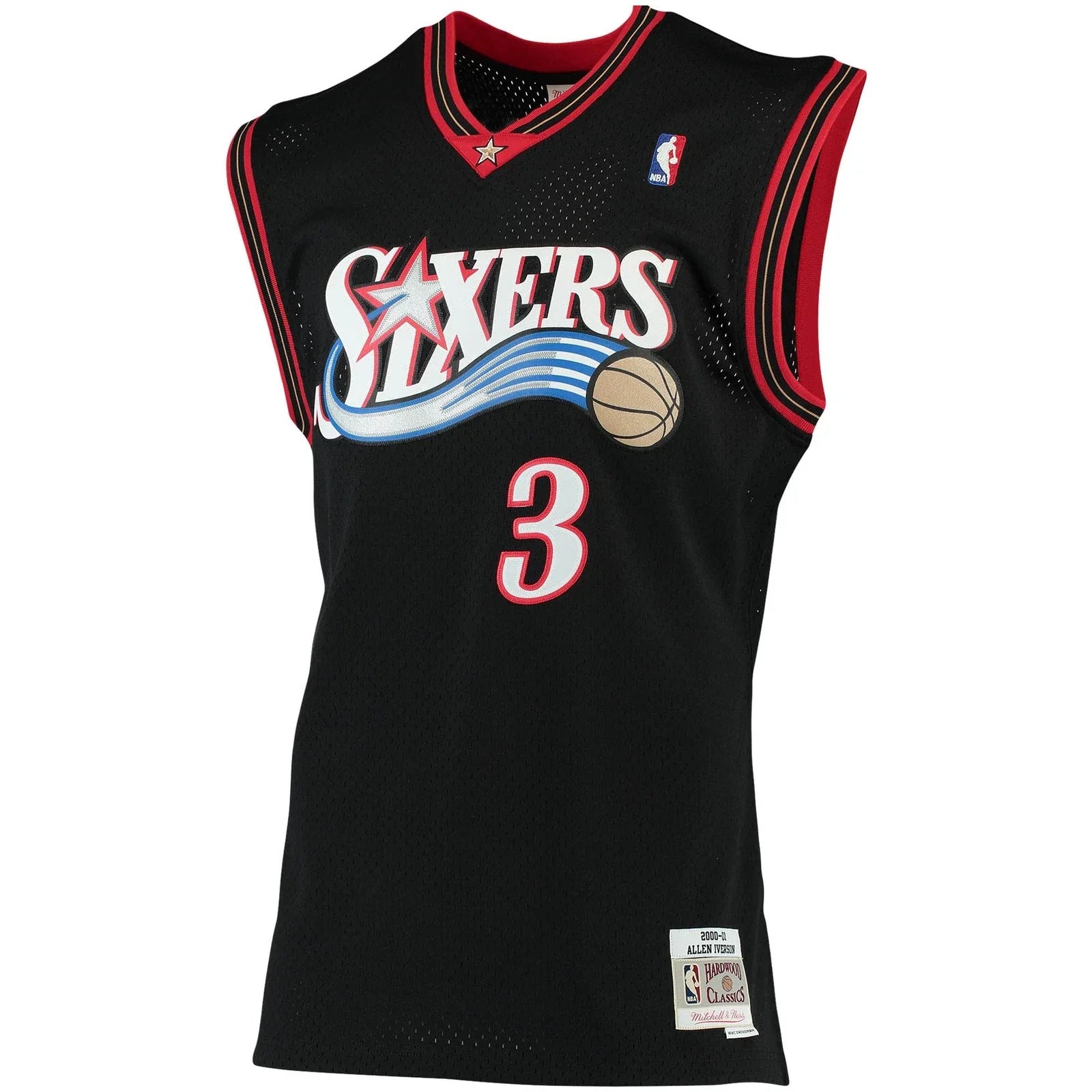 Iverson Black Philadelphia 76ers Unisex 20/21 NBA Jersey