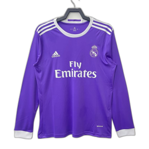 Real Madrid 16/17 II Away Jersey - Long Sleeve Retro Version