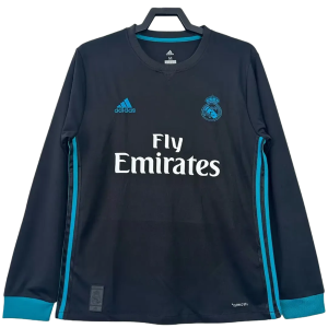 Real Madrid 17/18 II Away Jersey - Long Sleeve Retro Version