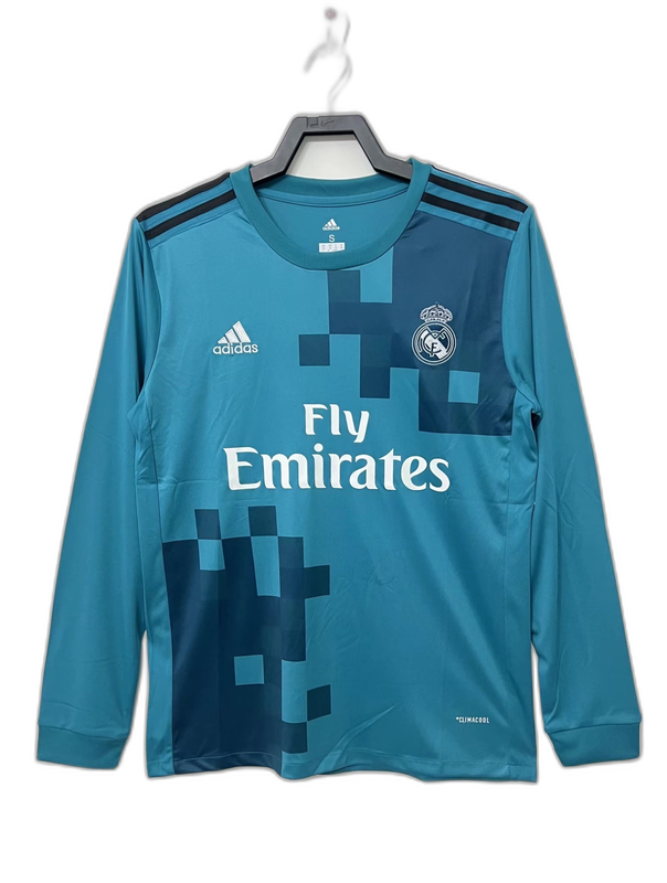 Real Madrid 17/18 III Third Jersey - Long Sleeve Retro Version