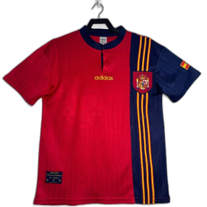 Spain 1996 I Home Jersey - Retro Version