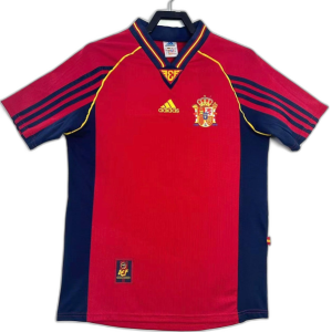 Spain 1998 I Home Jersey - Retro Version