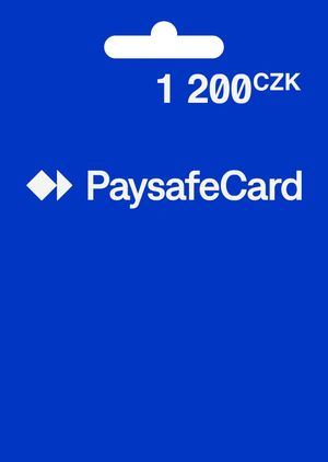 PaysafeCard Classic 1200 CZK Voucher CZECH REPUBLIC credits